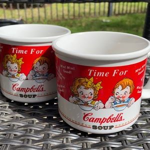 Vintage 1998 Campbell’s soup mugs!🥣🍻